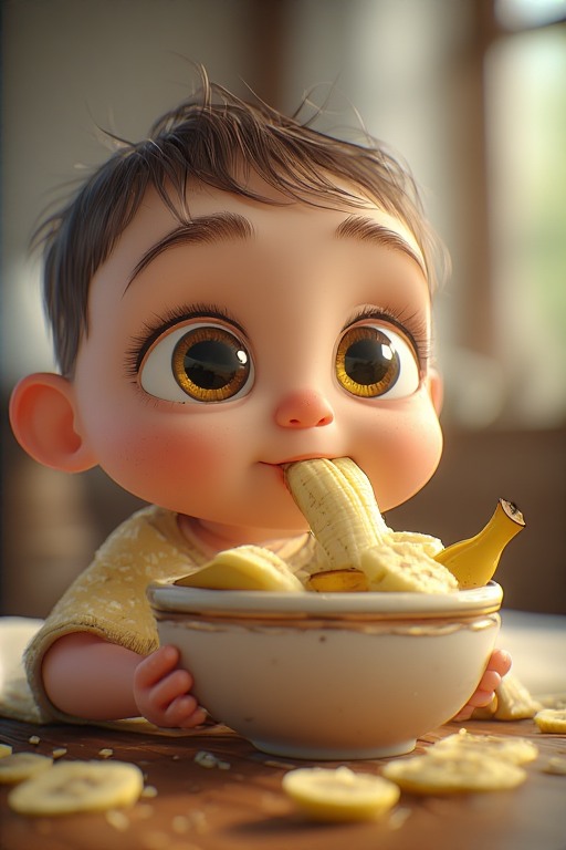 Compote pomme banane bébé